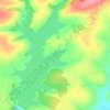 Roadford Lake topographic map, elevation, terrain