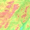 Town of Lake Pleasant topographic map, elevation, terrain