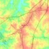 Henderson topographic map, elevation, terrain