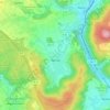 Wehrda topographic map, elevation, terrain
