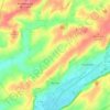 Bernot topographic map, elevation, terrain