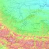 Republic of North Ossetia – Alania topographic map, elevation, terrain