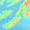 Cordova topographic map, elevation, terrain