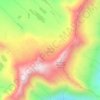 Sperry Glacier topographic map, elevation, terrain