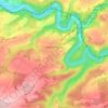 Hulsonniaux topographic map, elevation, terrain