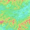 Xiuning County topographic map, elevation, terrain