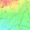 Phansidewa topographic map, elevation, terrain