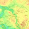 Pudewitz topographic map, elevation, terrain