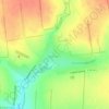 Berdychi topographic map, elevation, terrain