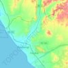 Pativilca topographic map, elevation, terrain