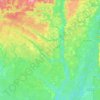 Calhoun County topographic map, elevation, terrain
