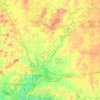 Chippewa County topographic map, elevation, terrain