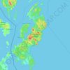 Campobello Island topographic map, elevation, terrain