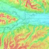 St. Gotthard topographic map, elevation, terrain