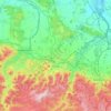 Goslar topographic map, elevation, terrain