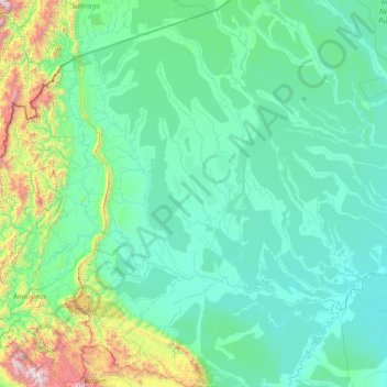 Datem del Marañón topographic map, elevation, terrain
