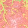 Tula Oblast topographic map, elevation, terrain