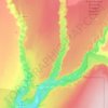 Gakona topographic map, elevation, terrain