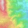 Atok Trail topographic map, elevation, terrain