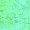 Bang Bo Subdistrict Administrative Organization topographic map, elevation, terrain