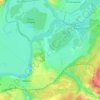 Раздоры topographic map, elevation, terrain
