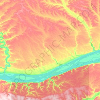 Тумульский наслег topographic map, elevation, terrain