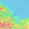 Baracoa topographic map, elevation, terrain