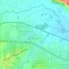 C topographic map, elevation, terrain
