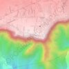 Kaybagal South topographic map, elevation, terrain
