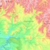Archuleta County topographic map, elevation, terrain