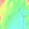 Trapper Creek topographic map, elevation, terrain