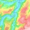 Odenbach topographic map, elevation, terrain