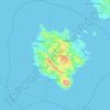 Marinduque topographic map, elevation, terrain