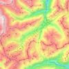 Korporation Ursern topographic map, elevation, terrain