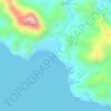 Masasa Beach topographic map, elevation, terrain