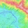 Castaños topographic map, elevation, terrain