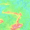 Carrancas topographic map, elevation, terrain
