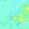 Lesozavodsk topographic map, elevation, terrain
