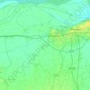 Nathnagar topographic map, elevation, terrain