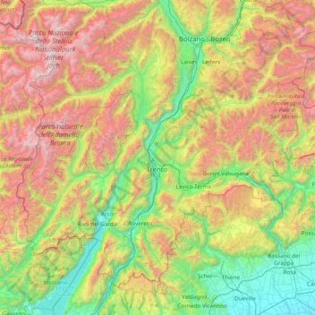 TN topographic map, elevation, terrain