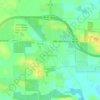 Wittenberg topographic map, elevation, terrain