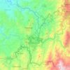 Chinchiná topographic map, elevation, terrain