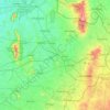 Twente topographic map, elevation, terrain