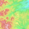 Oketo topographic map, elevation, terrain