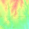 Anthony topographic map, elevation, terrain