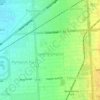 South Plympton topographic map, elevation, terrain