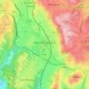Mouans-Sartoux topographic map, elevation, terrain