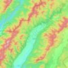 Fak Tha topographic map, elevation, terrain
