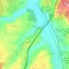 Amor topographic map, elevation, terrain