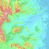 Tweed Shire Council topographic map, elevation, terrain